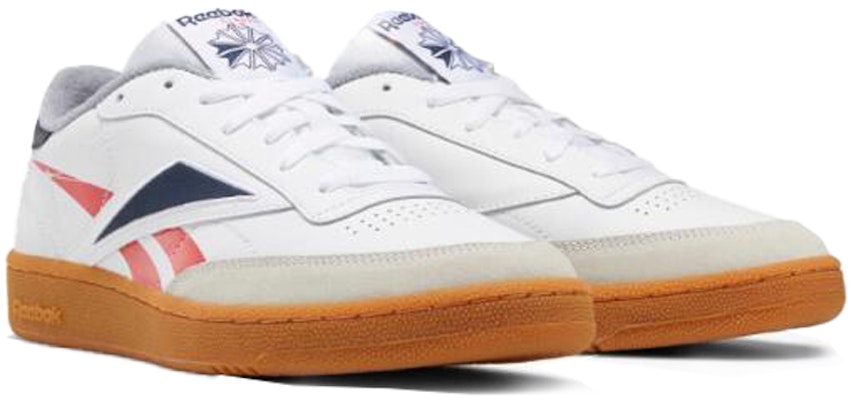 Reebok Club C 85 Sneakers 'White Navy Red' EG6426 Lookbook Reebok Club C 85 Sneakers 'White Navy Red' EG6426