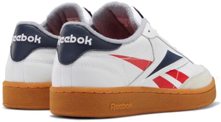 Reebok Club C 85 Sneakers 'White Navy Red' EG6426 Shop Reebok Club C 85 Sneakers 'White Navy Red' EG6426