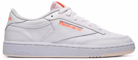 (Women) Reebok Club C 85 'White Orange Flare' FY5163 (Women) Reebok Club C 85 'White Orange Flare' FY5163