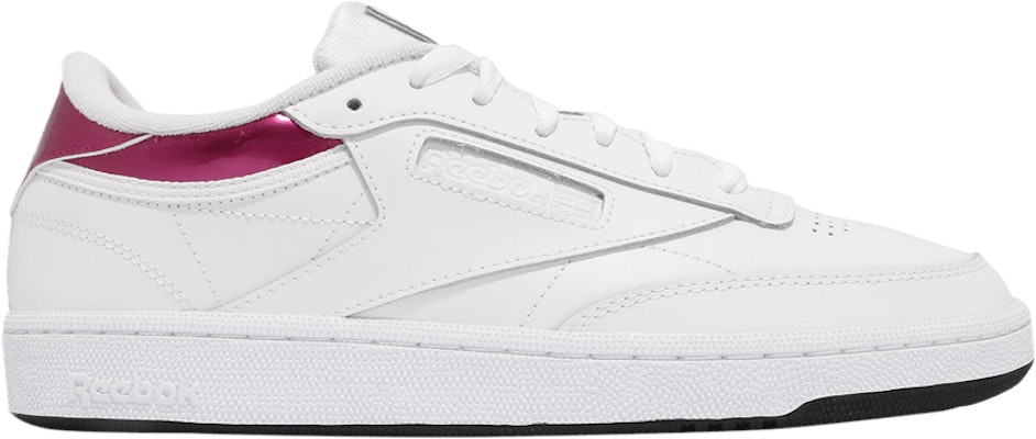 White and 2025 pink reebok