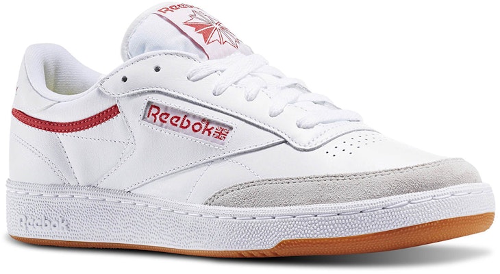 锐步 Club C 85 '白红' AR1287 Lookbook 锐步 Club C 85 '白红' AR1287