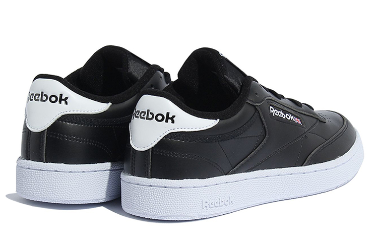 Shop Reebok Club C 85 Schwarz Weiß Low-Top Skaterschuhe ''Schwarz Weiß'' FZ4439