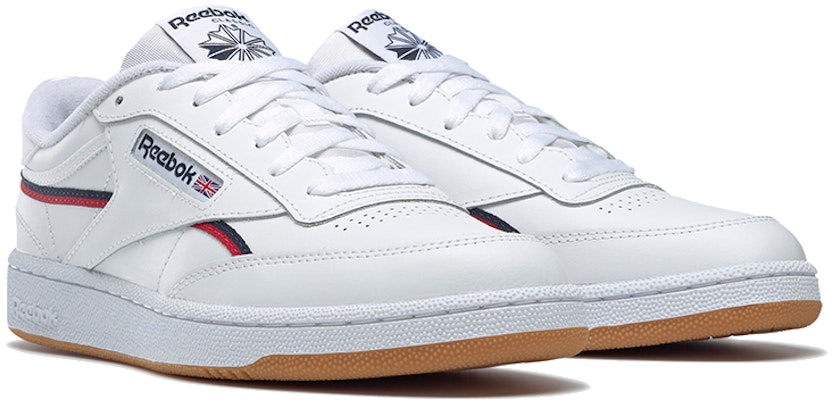 Reebok Club C 85 黑白红滑板鞋 '黑白红' FW4299 Lookbook Reebok Club C 85 黑白红滑板鞋 '黑白红' FW4299
