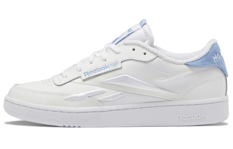 Reebok Club C 85 Casual Skateboarding Shoes Unisex White Blue GW7614