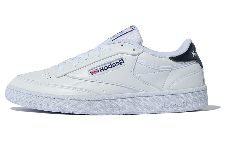Reebok Club C 85 Gray White Low Tops Skateboarding Shoes 'White Grey' FZ4438