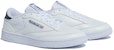 Reebok Club C 85 Kasut Rendah Putih Kelabu Kasut Skateboard 'White Grey' FZ4438
