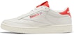 Reebok Club C 85 MU 'Chalk Radiant Red' lelaki & wanita EF3251