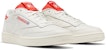 Reebok Club C 85 MU 'Chalk Radiant Red' lelaki & wanita EF3251