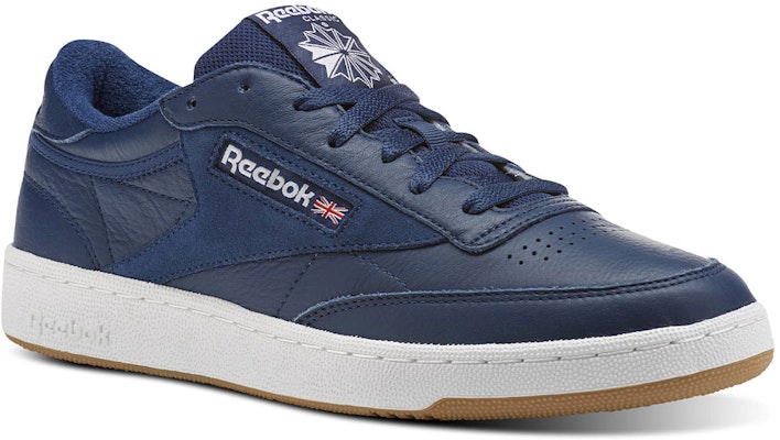 Reebok Club C 85 專利皮革ESTL 藍色 運動鞋 Lookbook Reebok Club C 85 專利皮革ESTL 藍色 運動鞋