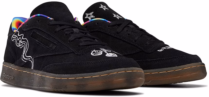 Reebok Club C 85 Día de la Paz (2020) 'Negro/Blanco' Q46200 Lookbook Reebok Club C 85 Día de la Paz (2020) 'Negro/Blanco' Q46200