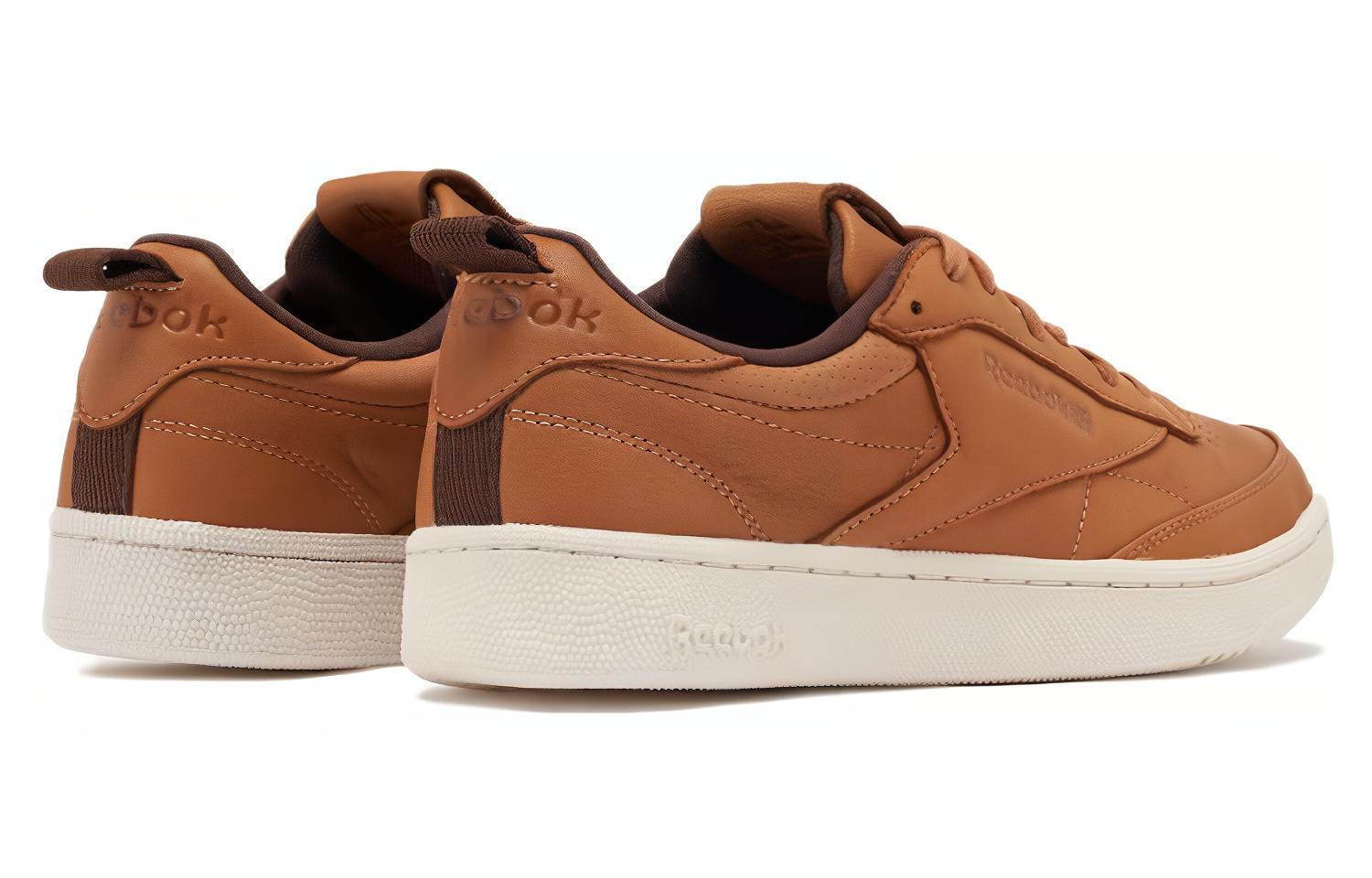 Shop Reebok Club C 85 Premium Leather 'Coklat' 100073115