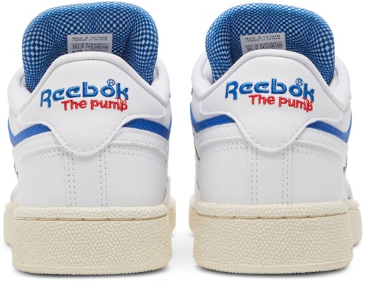 Reebok Club C 85 Pump 'Vector Blue' GW4793 Details for Reebok Club C 85 Pump 'Vector Blue' GW4793