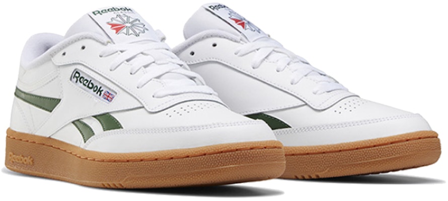 Reebok Club C 85 Revenge 'White Green' FV9313 Lookbook Reebok Club C 85 Revenge 'White Green' FV9313
