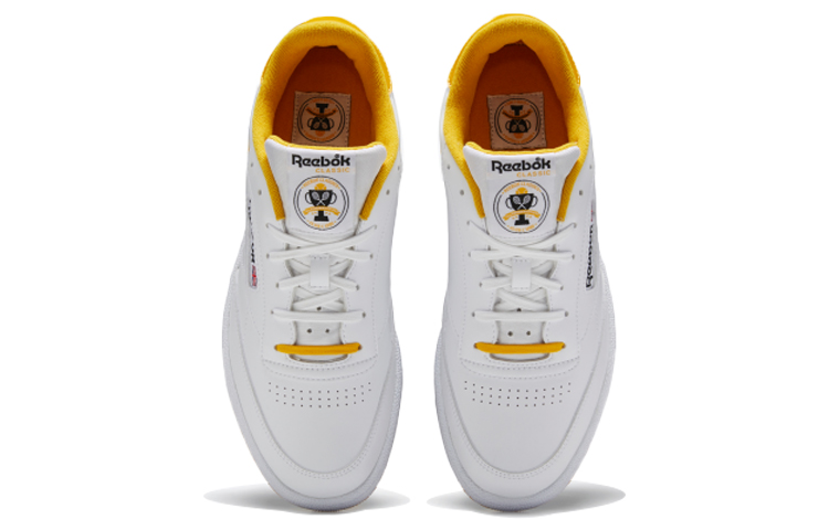 Reebok Club C 85 Running Shoes White/Yellow 圖 5