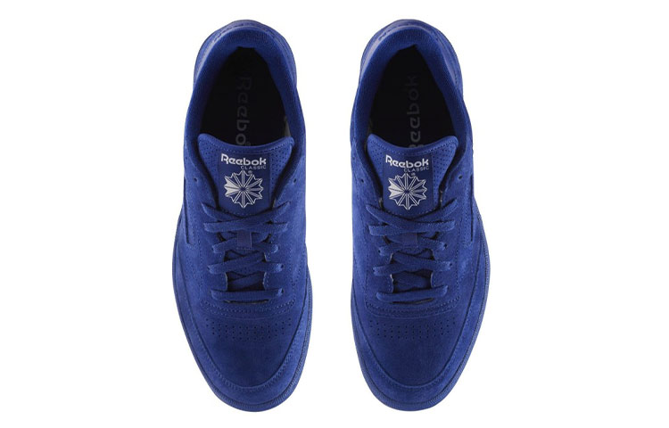 Lookbook Reebok Club C 85 SG 舒適通風 復古純色休閒板鞋 藍色