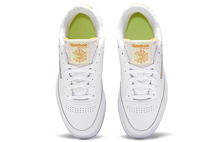 Purchase Reebok Club C 85 Kasut Skate Rendah Santai Putih Kuning 'Cement' FX1469