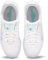 Shop Reebok Club C 85 Vegan 透氣舒適 低筒休閒板鞋 白