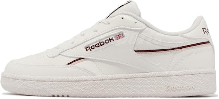 Reebok Club C 85 Vegan 'Chalk White Maroon' 100033004 Reebok Club C 85 Vegan 'Chalk White Maroon' 100033004