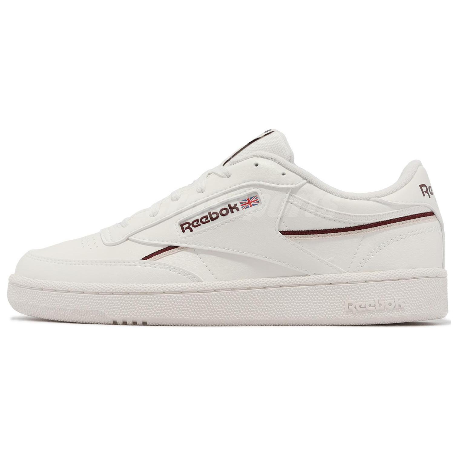 Reebok Club C 85 Vegan 'Chalk White Maroon' 100033004
