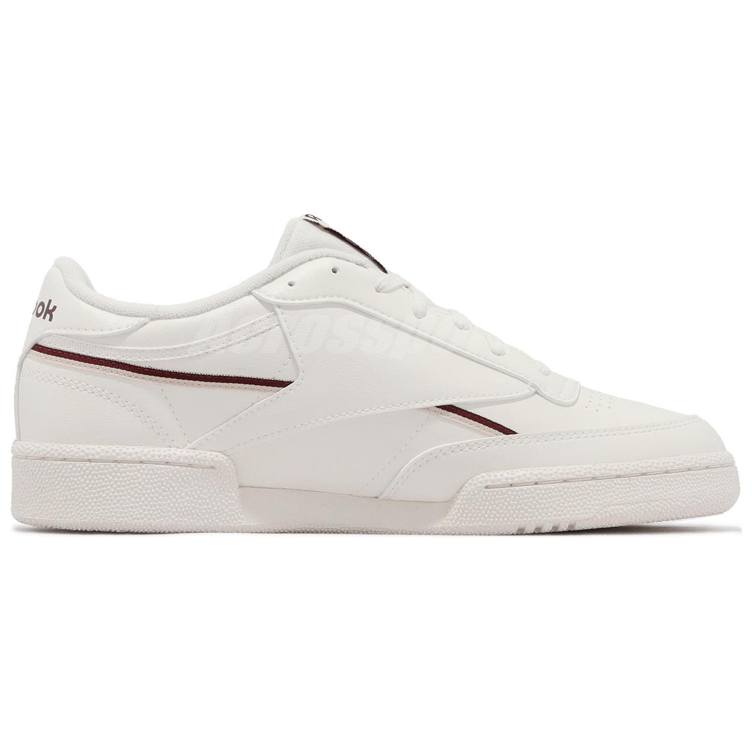 Order Reebok Club C 85 Vegan ''Krijtwit Maroon'' 100033004
