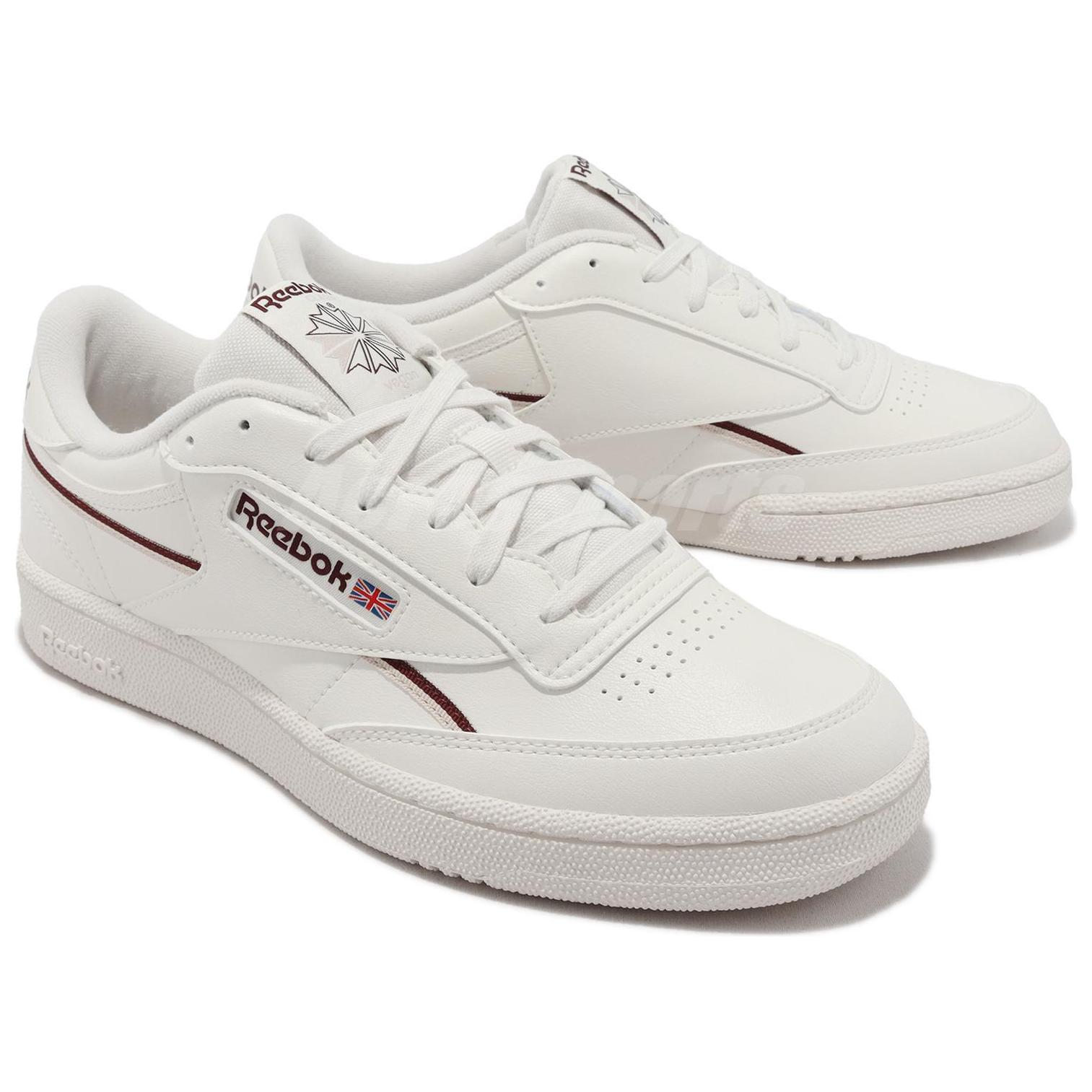 Shop Reebok Club C 85 Vegan ''Krijtwit Maroon'' 100033004