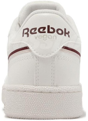 Reebok Club C 85 Vegan 'Chalk White Maroon' 100033004 Purchase Reebok Club C 85 Vegan 'Chalk White Maroon' 100033004