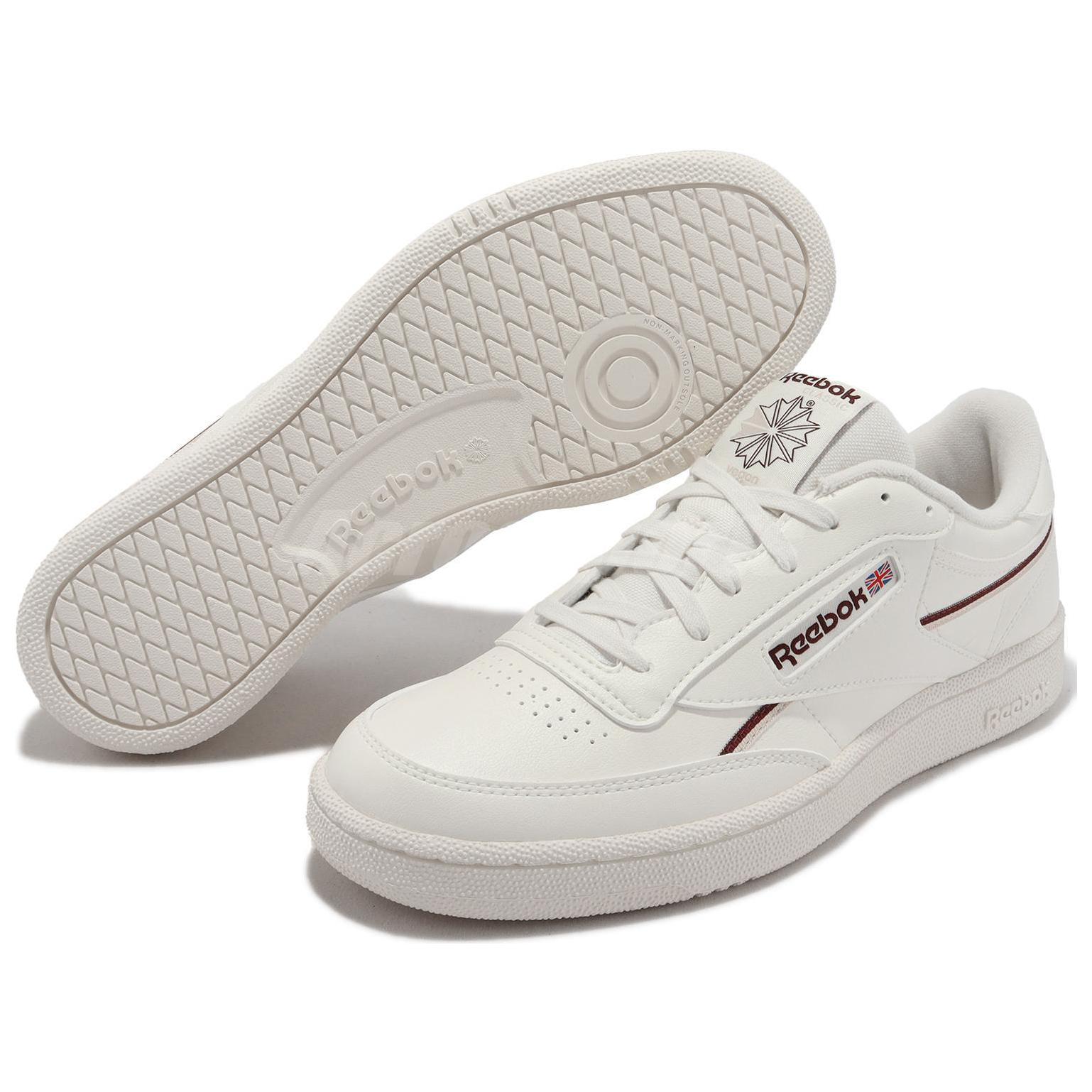 Details for Reebok Club C 85 Vegan ''Krijtwit Maroon'' 100033004