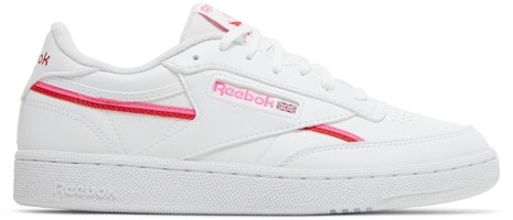 (Women) Reebok Club C 85 Vegan 'White Atomic Pink' GZ3663 (Women) Reebok Club C 85 Vegan 'White Atomic Pink' GZ3663