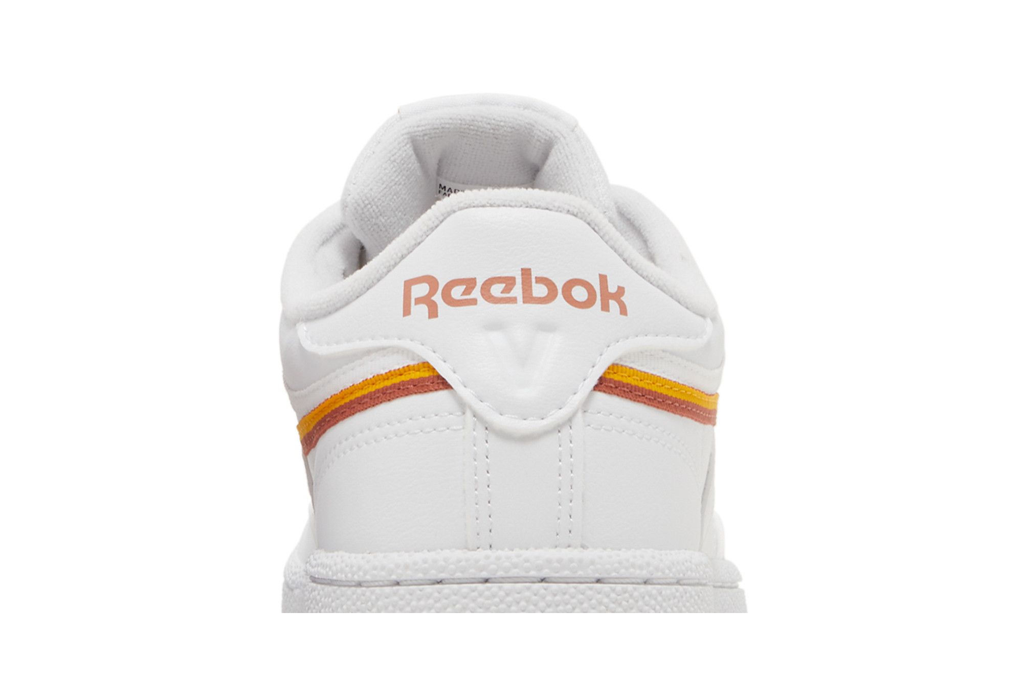 Sizing Reebok Club C 85 Vegan ''Wit Collegiate Goud'' GX7564