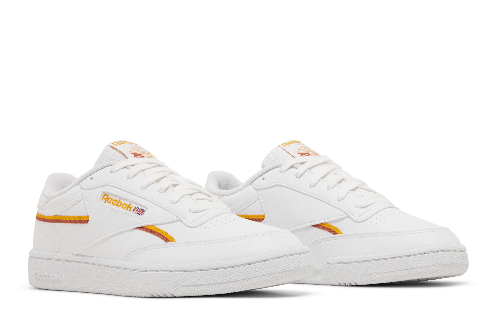 Cheap Reebok Club C 85 Vegan ''Wit Collegiate Goud'' GX7564