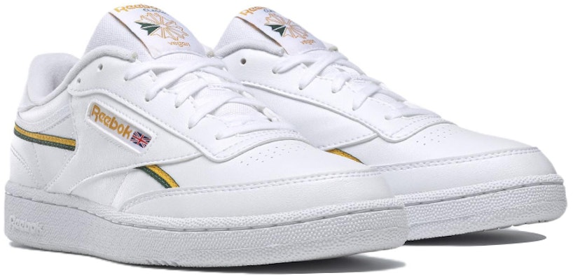 Reebok Club C 85 Vegan 'White Green Gold' GY7154 Lookbook Reebok Club C 85 Vegan 'White Green Gold' GY7154