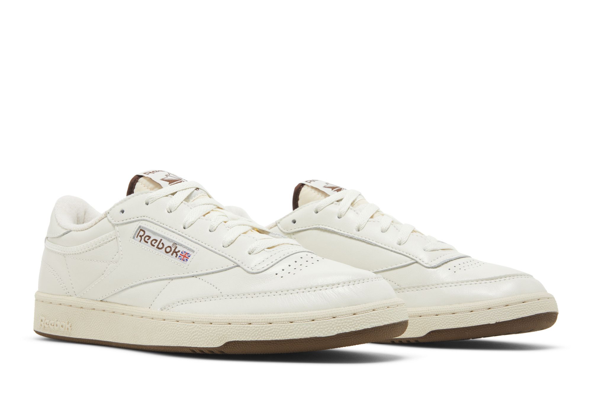 Cheap Reebok Club C 85 Vintage 'Chalk Brush Brown' Kasut Klasik Lelaki HP3202