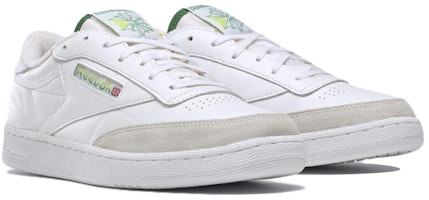 Reebok Club C 85復古時尚悠閒板鞋 男女款 白棕綠 Lookbook Reebok Club C 85復古時尚悠閒板鞋 男女款 白棕綠