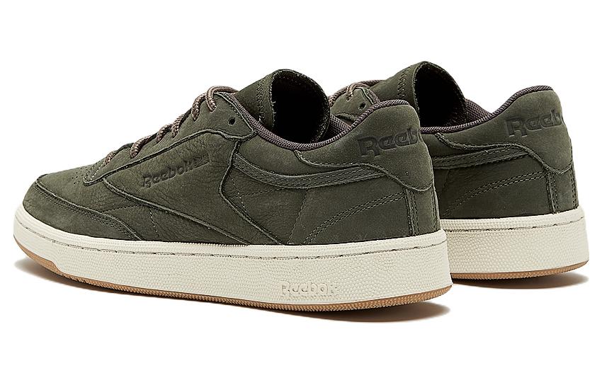 Shop Reebok Club C 85 WP 低筒休閒板鞋 軍綠色