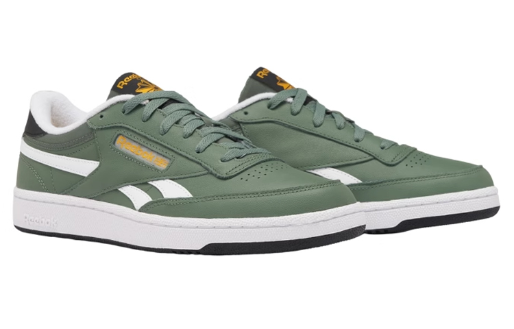 Lookbook リーボック Club C グリーン/ホワイト レトロ 100075032