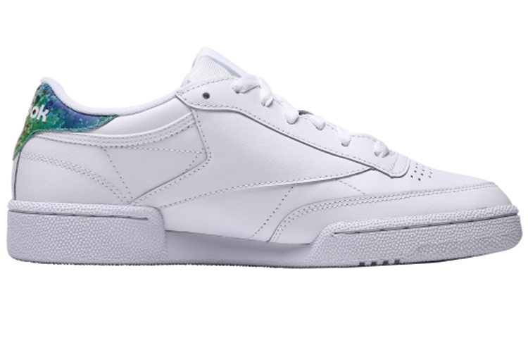 Order Reebok Club C Rainbow 彩虹尾 休閒 減震防滑耐磨 低幫 板鞋 男女同款 白