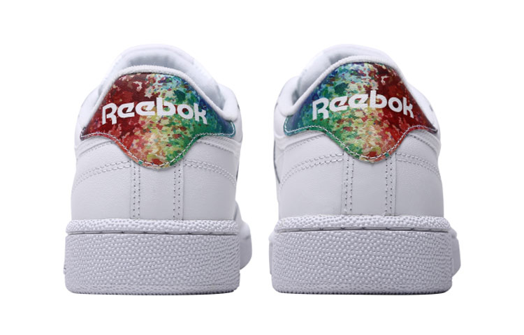 Purchase Reebok Club C Rainbow 彩虹尾 休閒 減震防滑耐磨 低幫 板鞋 男女同款 白