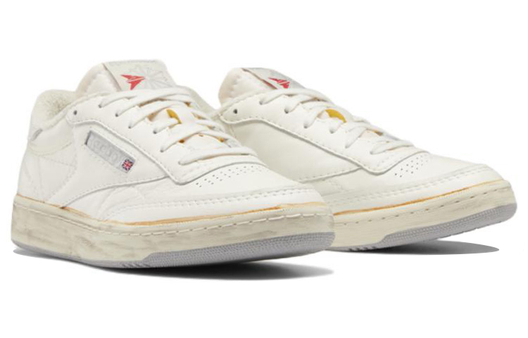 Lookbook Reebok Club C 時尚休閒 低筒 滑板鞋 男女同款 米棕色