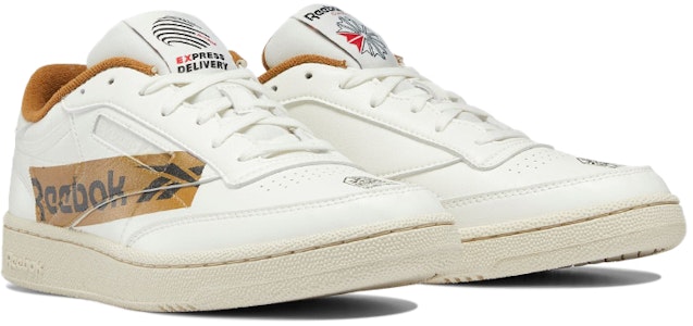 リーボック Club C 85 x BlackEyePatch 白茶 GX1141 Lookbook リーボック Club C 85 x BlackEyePatch 白茶 GX1141