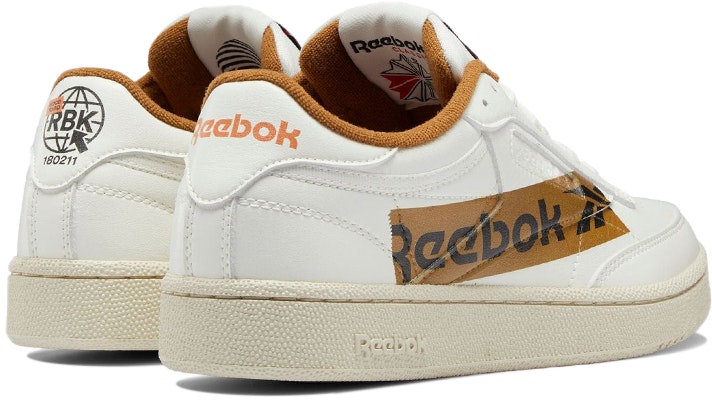 Reebok Club C 85 x BlackEyePatch 'White Brown' GX1141 Shop Reebok Club C 85 x BlackEyePatch 'White Brown' GX1141