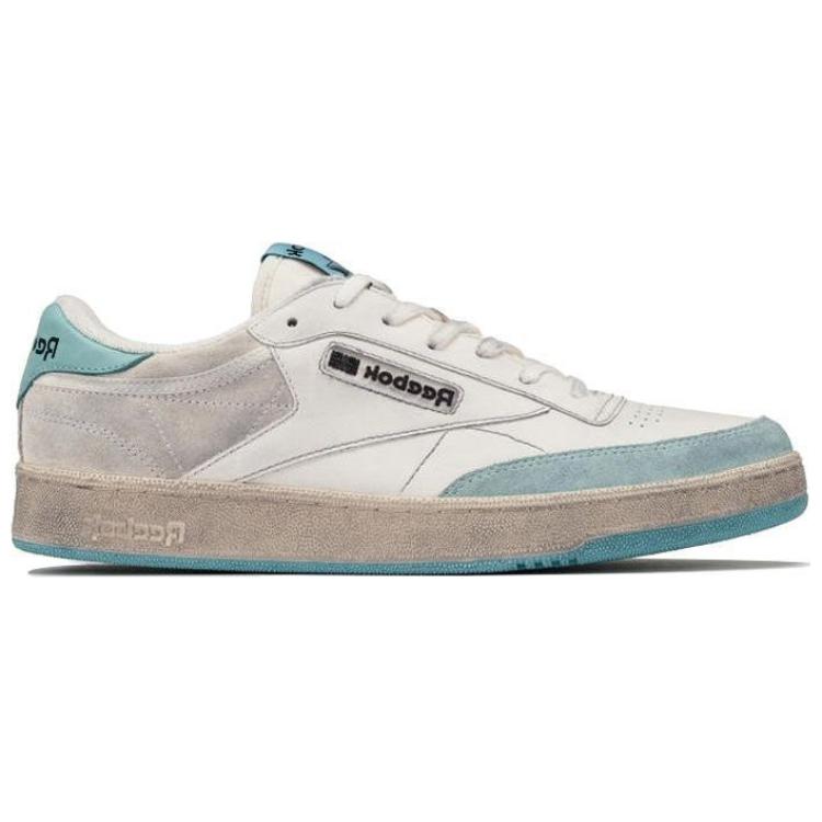 Order Reebok Club C 'White Light Blue Distressed' RMIA011C99LEA0050140