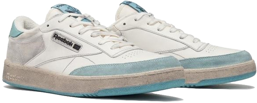 Reebok Club C 防滑耐磨 低筒 板鞋 男女皆宜 白藍 Lookbook Reebok Club C 防滑耐磨 低筒 板鞋 男女皆宜 白藍