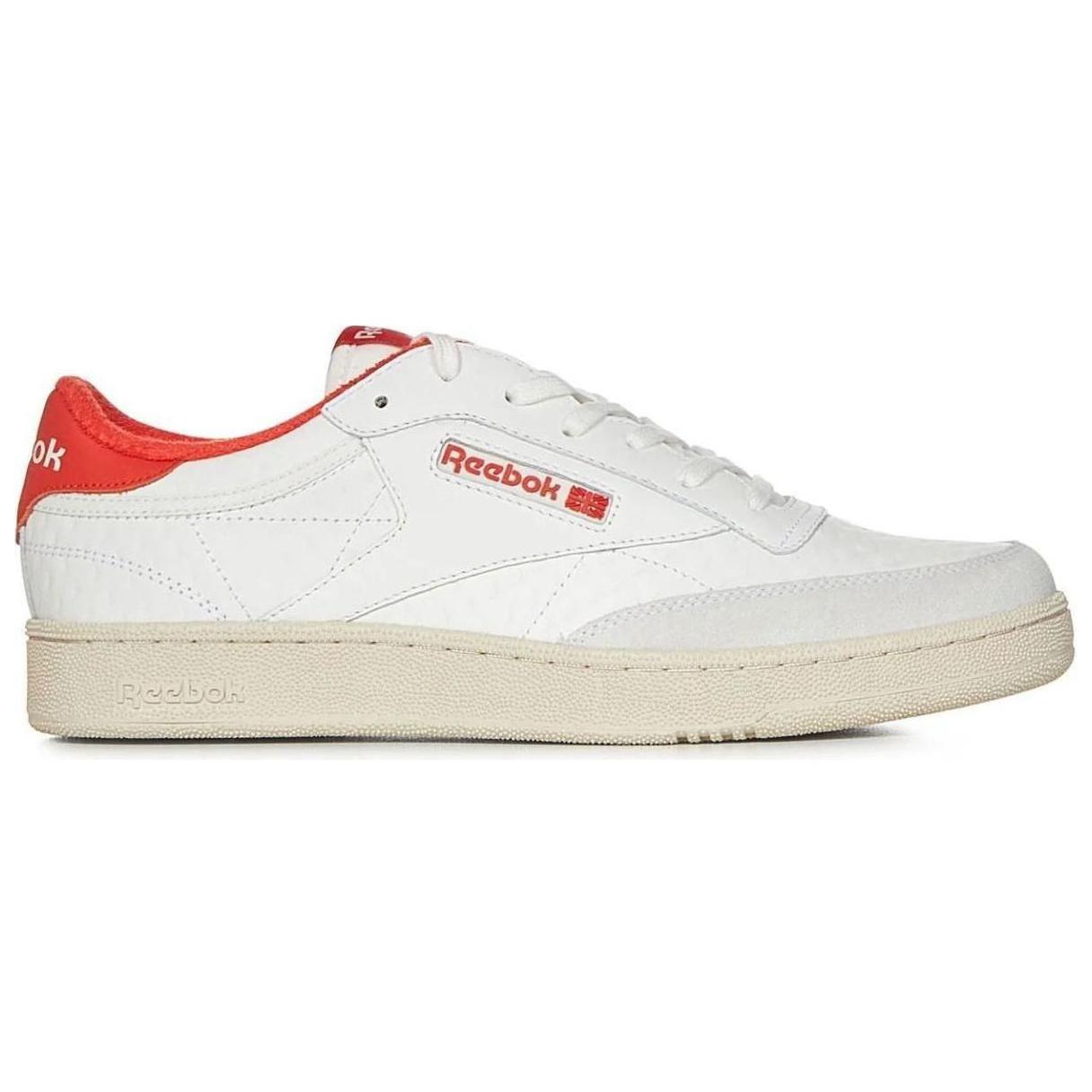 Reebok Club C 'White Neon Orange' 圖 6