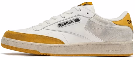 Reebok Club C 'White Orange Distressed' RMIA011C99LEA005-0122 Reebok Club C 'White Orange Distressed' RMIA011C99LEA005-0122
