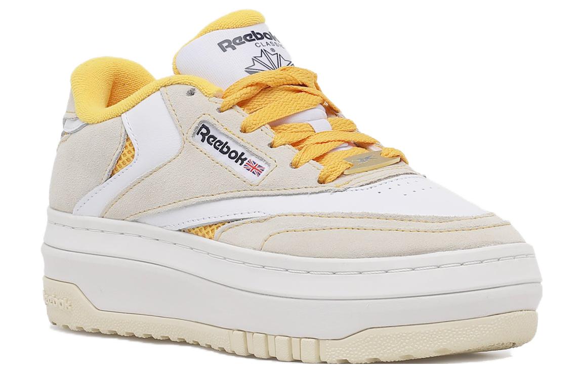 Lookbook リーボック クラブC 白/黄 IE2434