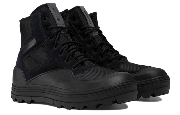 Lookbook Reebok Club C Cleated Mid 耐磨防滑 運動板鞋 黑