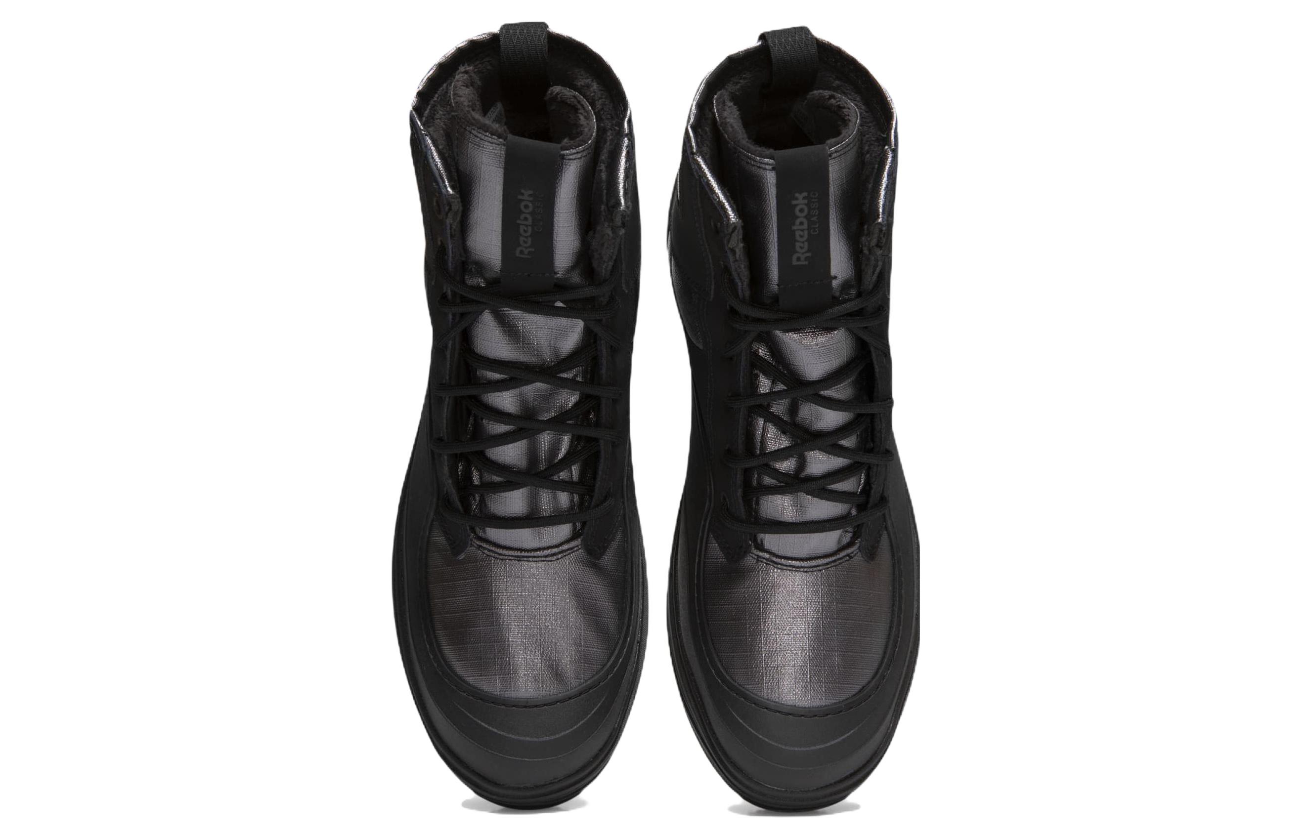 Shop 銳步 Club C 金剛大底 中筒 男用 黑色防滑耐磨 板鞋