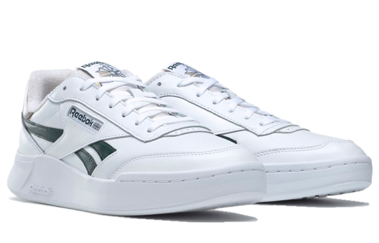 Lookbook Reebok Club C 舒適耐磨板鞋 男女款 白綠