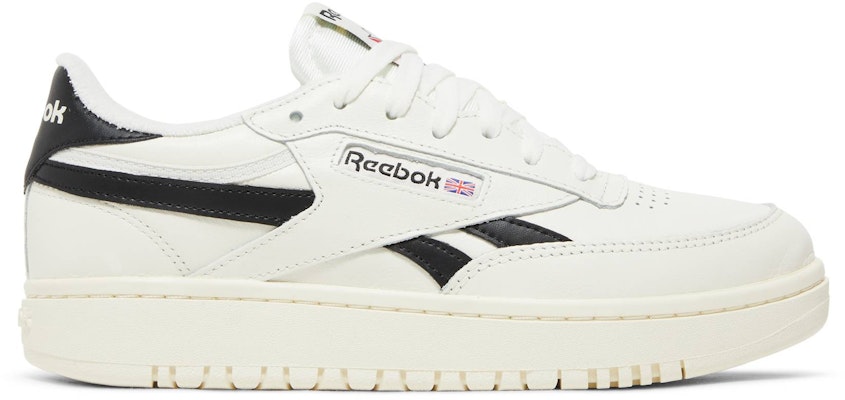 (Women) Reebok Club C Double 'Chalk Black' H04190 Buy (Women) Reebok Club C Double 'Chalk Black' H04190