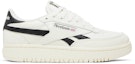 Buy (W) Reebok Club C Double 'Chalk Black' - Kapur Hitam H04190